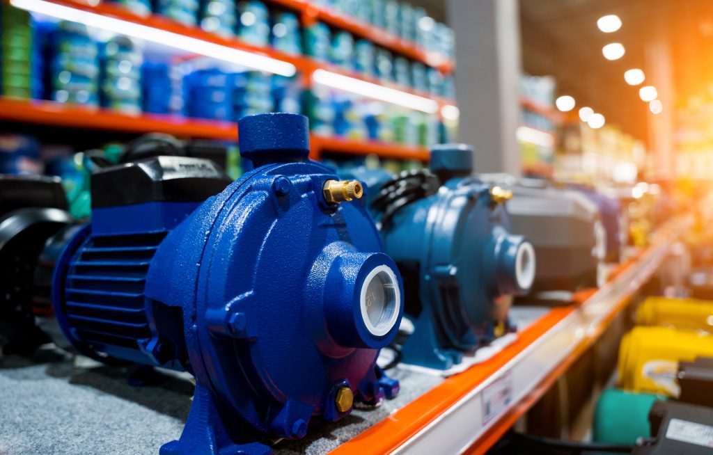 Industrial,Water,Pump,With,Electric,Motor,For,Community,On,A, MONARK